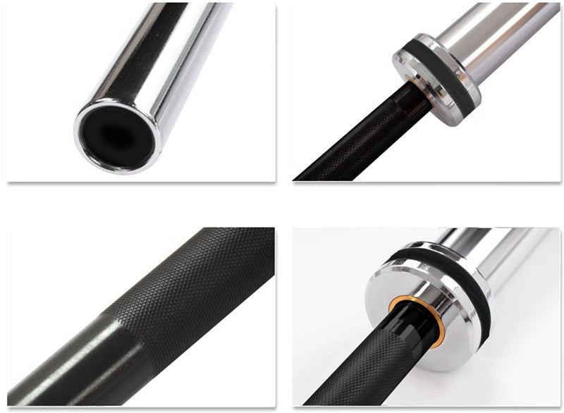 15KG Elite Barbell – durable weightlifting bar with 500LB (226kg) capacity, 28mm grip, and high-strength steel construction. Ideal for powerlifting and Olympic lifts.