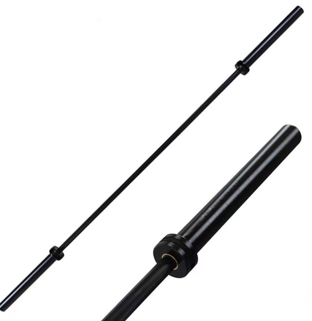 15KG Black Elite Olympic Barbell - 1500LB Capacity - 24/7 Gym Equipment