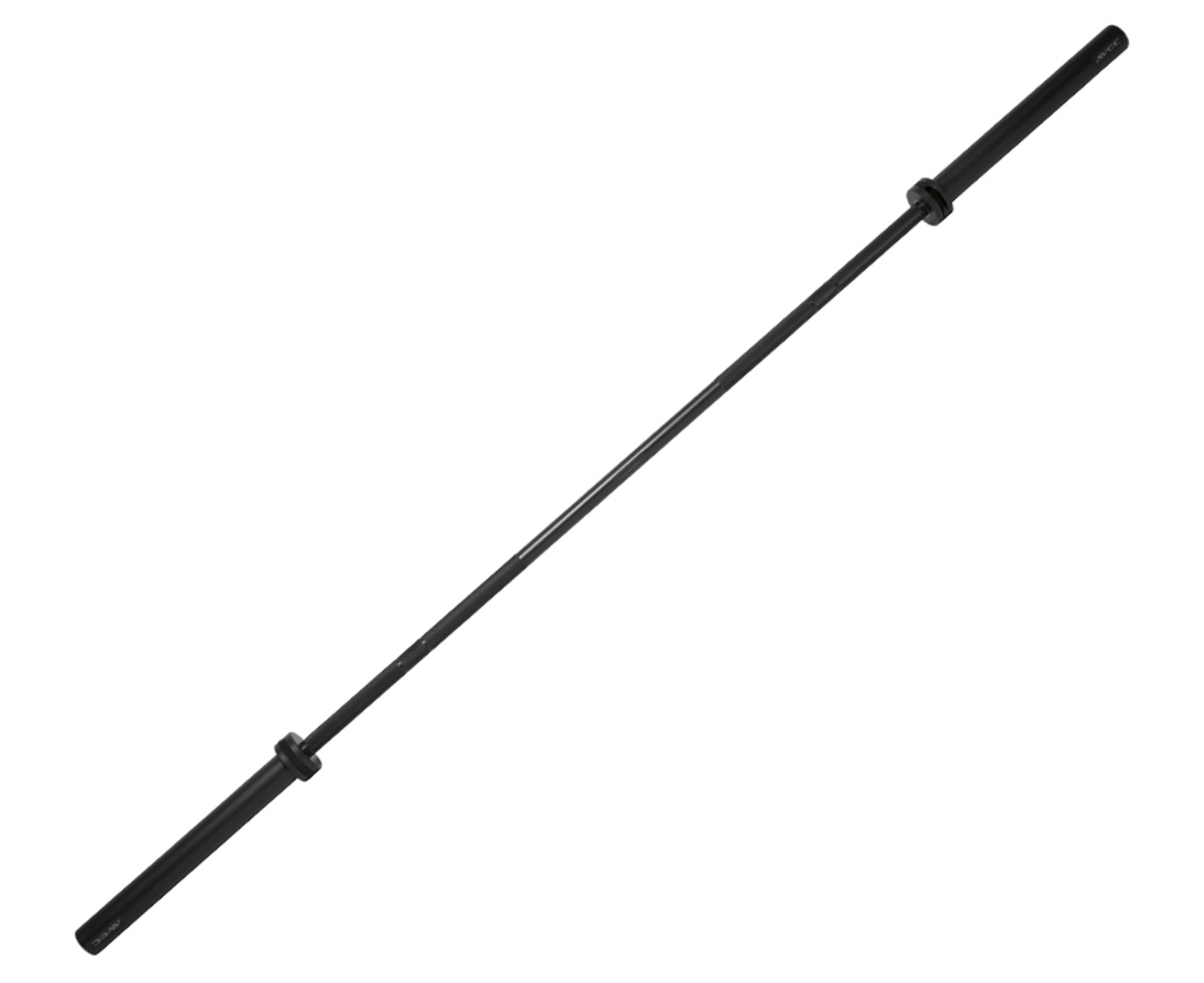15KG Black Elite Olympic Barbell with black zinc finish – 24/7 Gym Equipment
