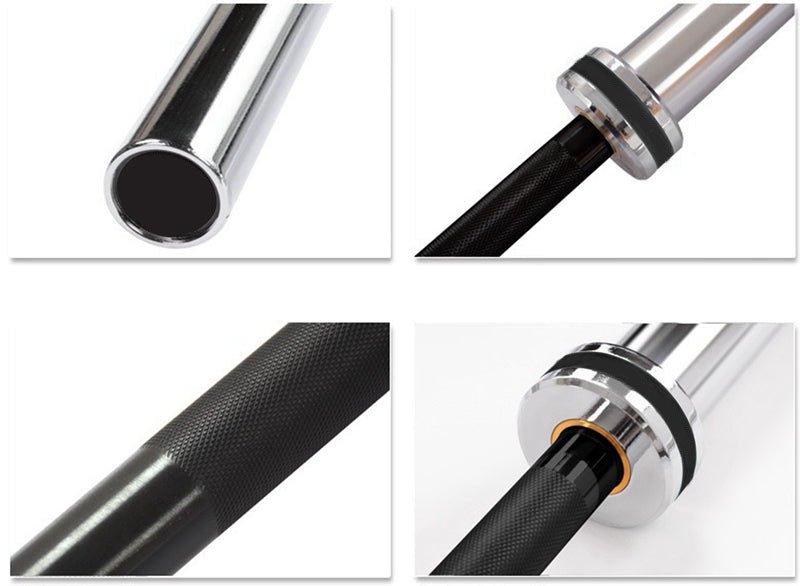 Elite 20KG Olympic Barbell with dual knurl marks – Designed for heavy lifts up to 1500lbs (680kg)