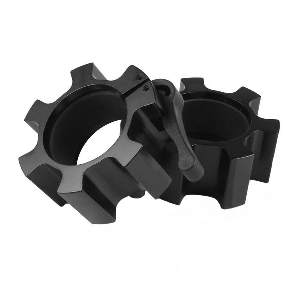 Aluminium Barbell Lock Jaw Collars Pairs - 24/7 Gym Equipment
