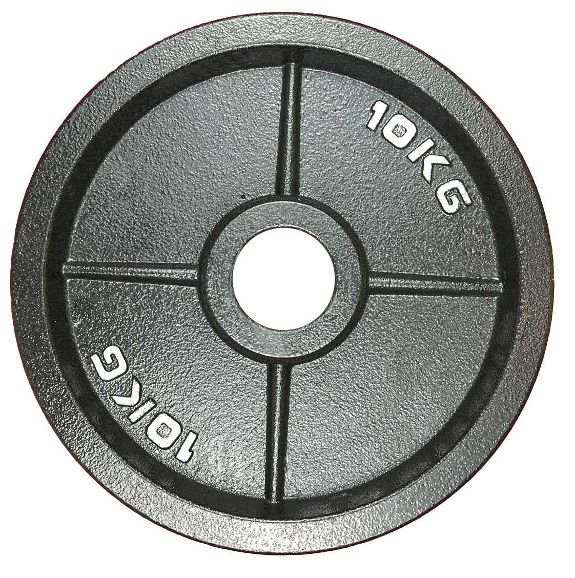 Black Cast Iron Olympic Weight Plates - 24/7 Gym Equipment