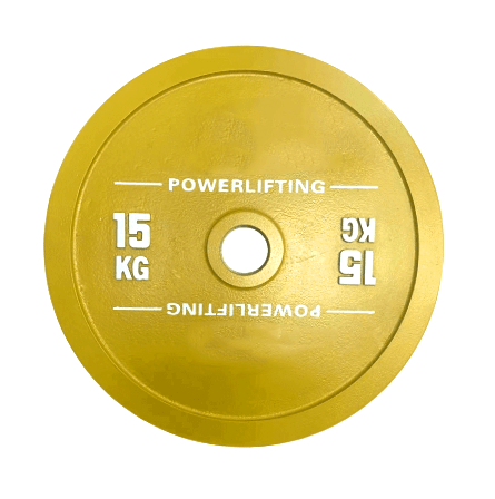 IWF colour coded calibrated weight plates 5kg to 15kg - 247 Gym Equipment