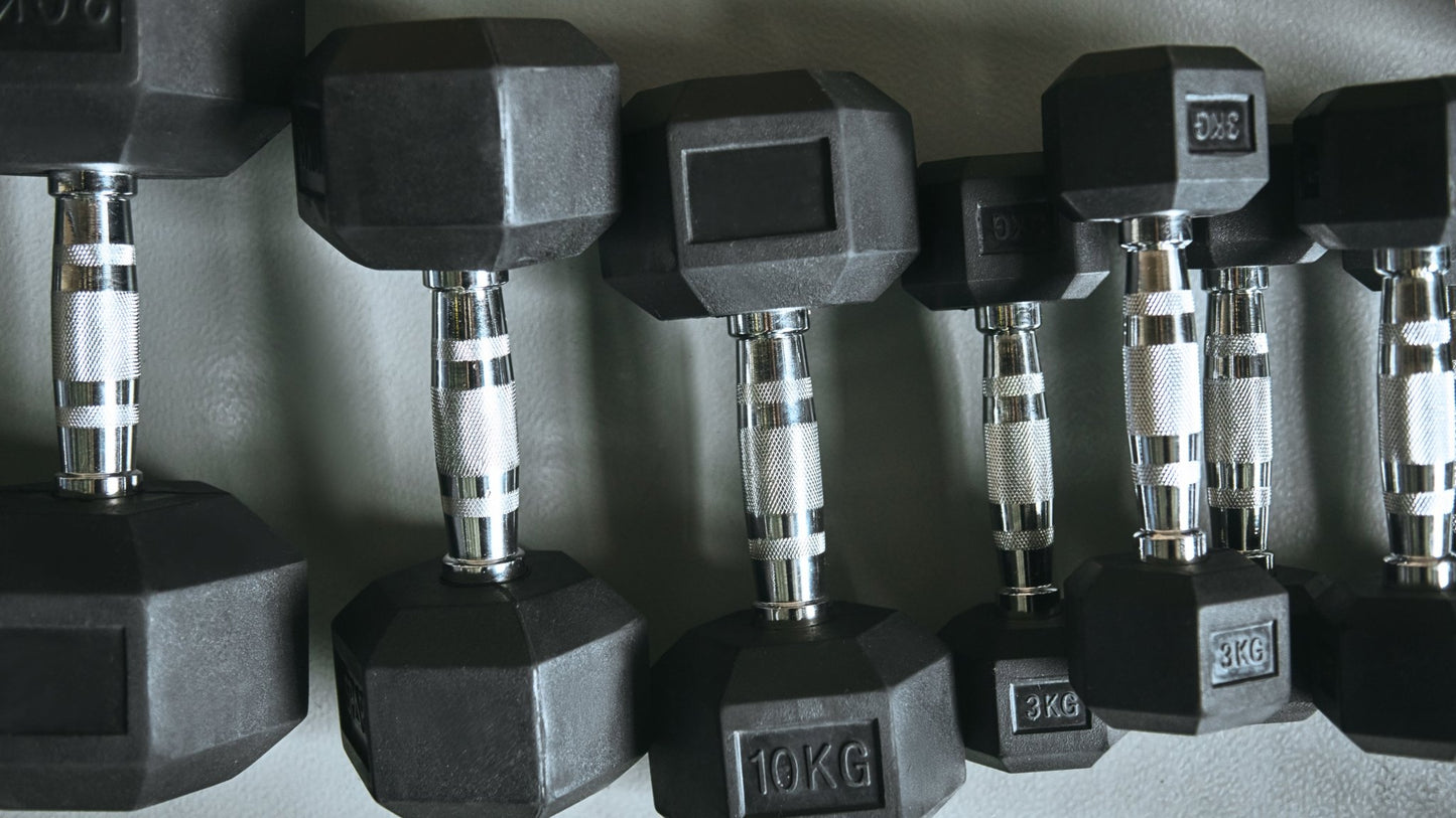 Commercial Grade Dumbbell Set (5kg–35kg) with Storage Rack & Barbell Holders - 24/7 Gym Equipment