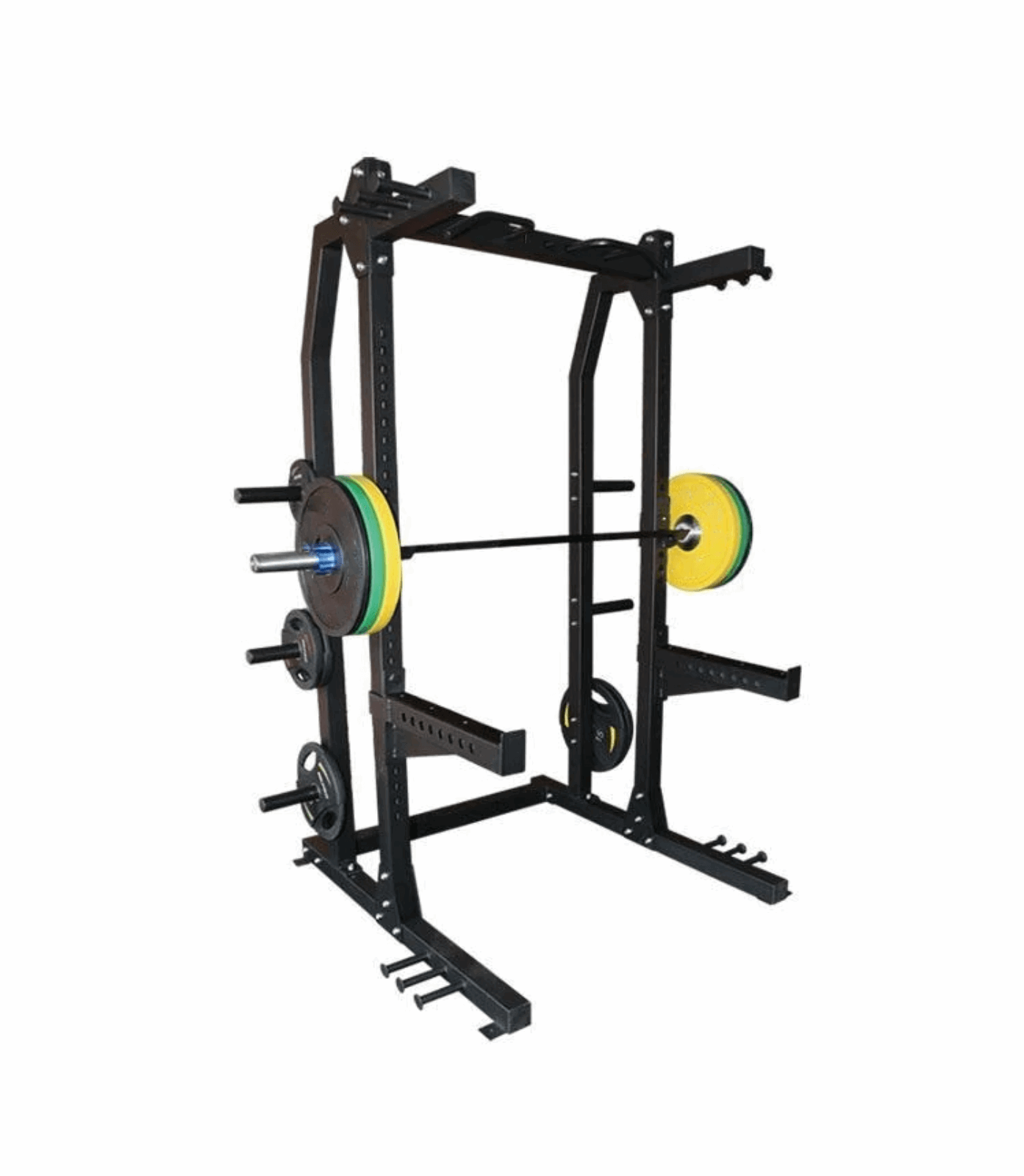 Commercial Squat Rack with Plate Holders - 24/7 Gym Equipment