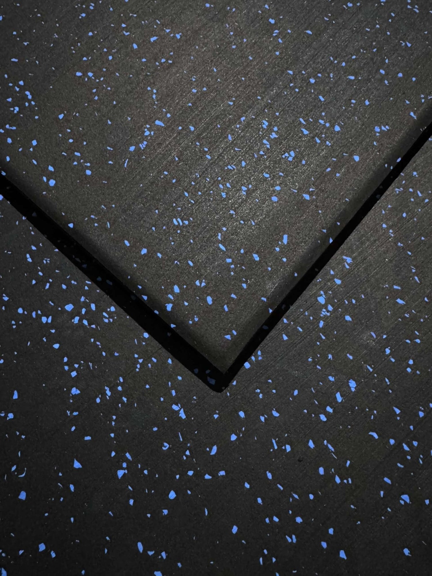 EPDM Gym Flooring Commercial Grade - Blue Fleck (1mx1mx15mm) - 24/7 Gym Equipment