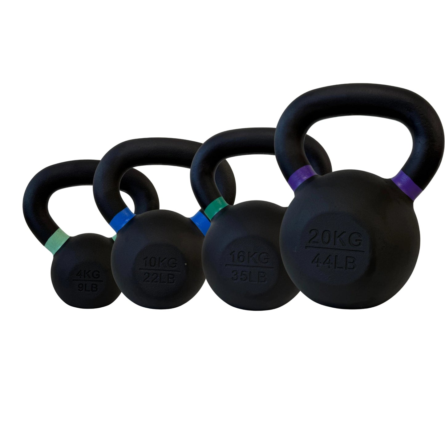 Kettlebell 4 kg – 10 kg – 16 kg – 20 kg (Commercial & Home Gym Use) SINGLE PACK - 24/7 Gym Equipment