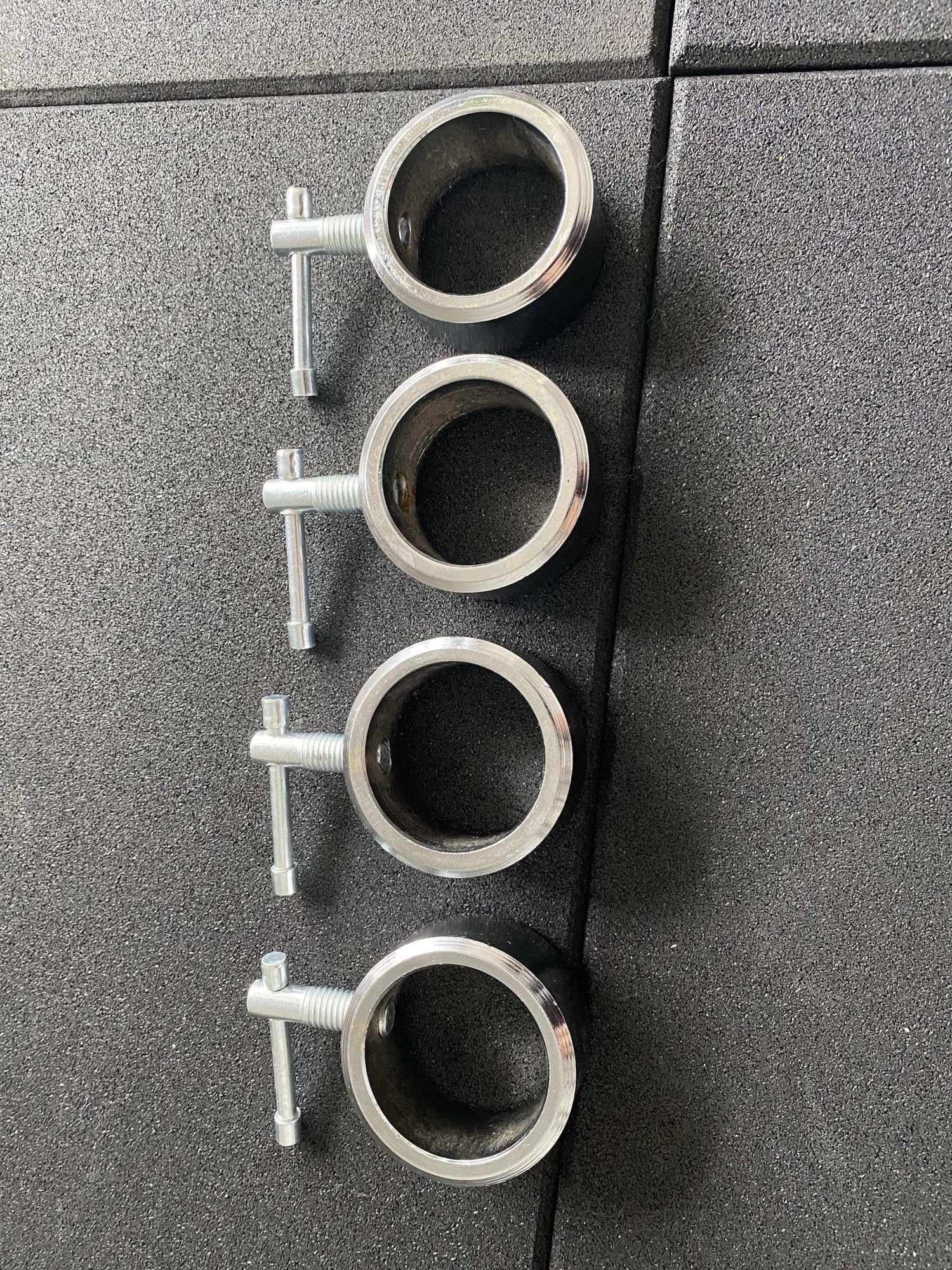 Olympic Dumbbell Handle 50mm – Chrome Gym Bar for Home & Commercial Use - 24/7 Gym Equipment