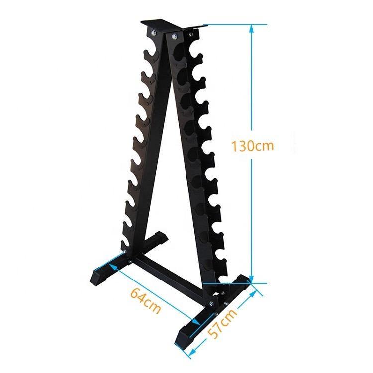 10 Pair Dumbbell Rack - 24/7 Gym Equipment