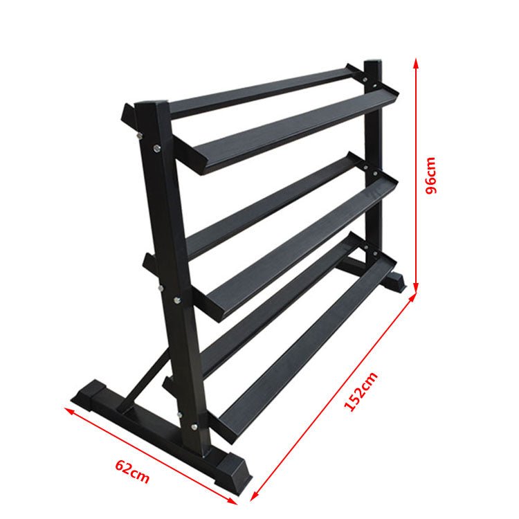Commercial 3 Tier Dumbbell Rack - 24/7 Gym Equipment