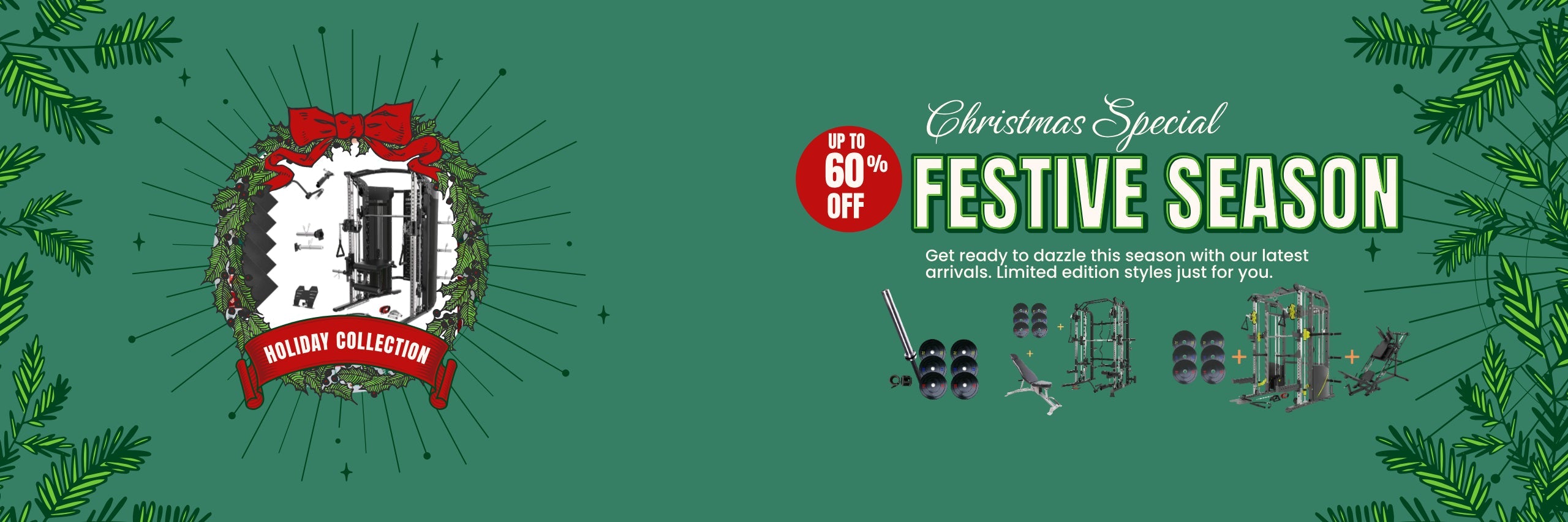 Christmas & New Year Gym Equipment Sale