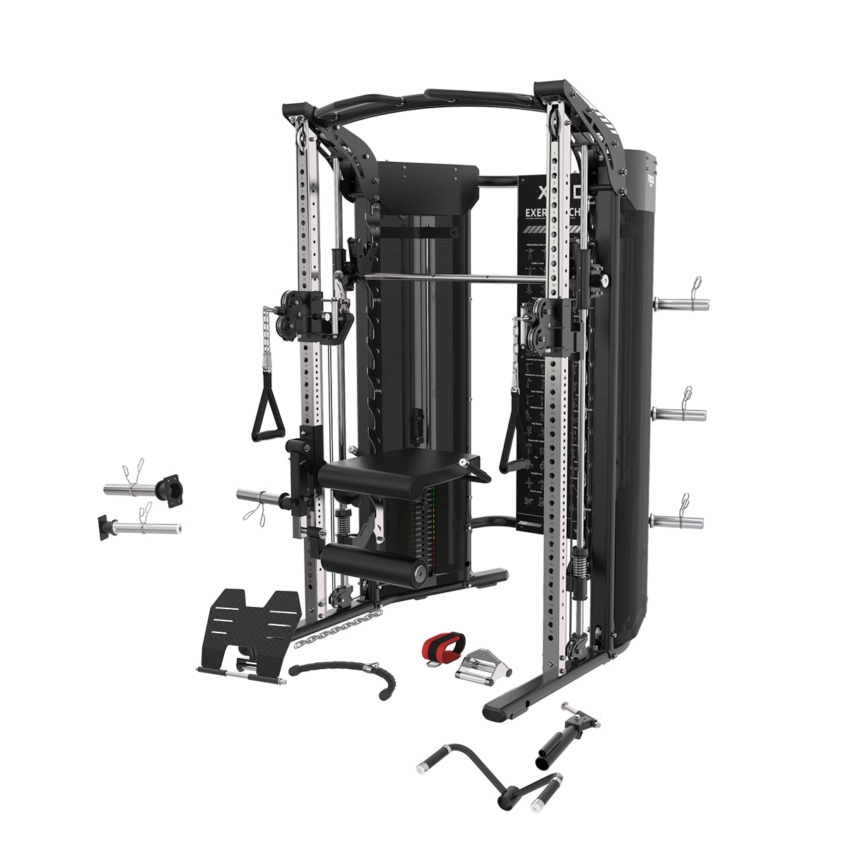 XC10 Functional Trainer Smith Machine – All-in-One Strength Station with Attachments