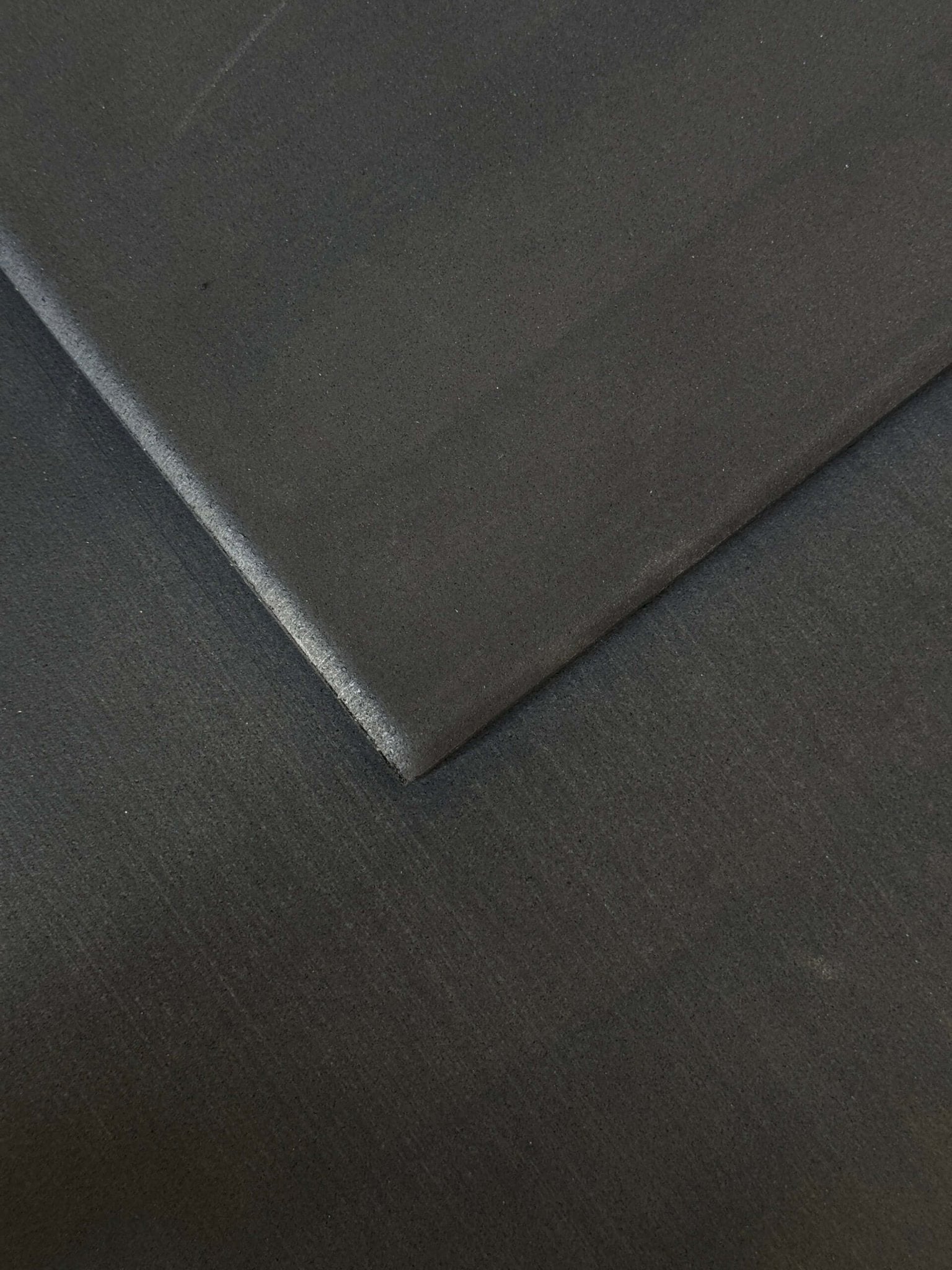 Premium 15mm Black EPDM rubber gym flooring tile, 1m x 1m high-density synthetic rubber for commercial gyms and outdoor training areas.
