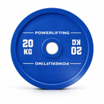 20kg Blue precision powerlifting disc, machine calibrated to ±10g accuracy - 24/7 Gym Equipment
