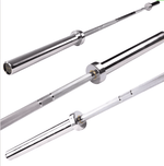 Close-Up of Olympic Barbell Knurling and 50mm Sleeves – 20KG 7FT Bar- 24/7 Gym Equipment