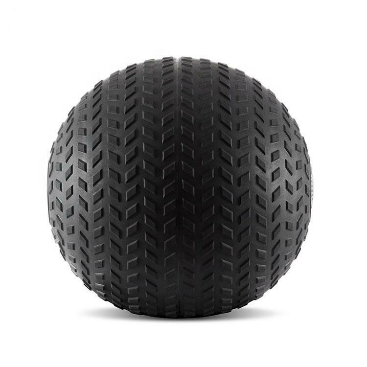 25kg heavy duty slam ball with black tire-tread textured grip for non-slip power training