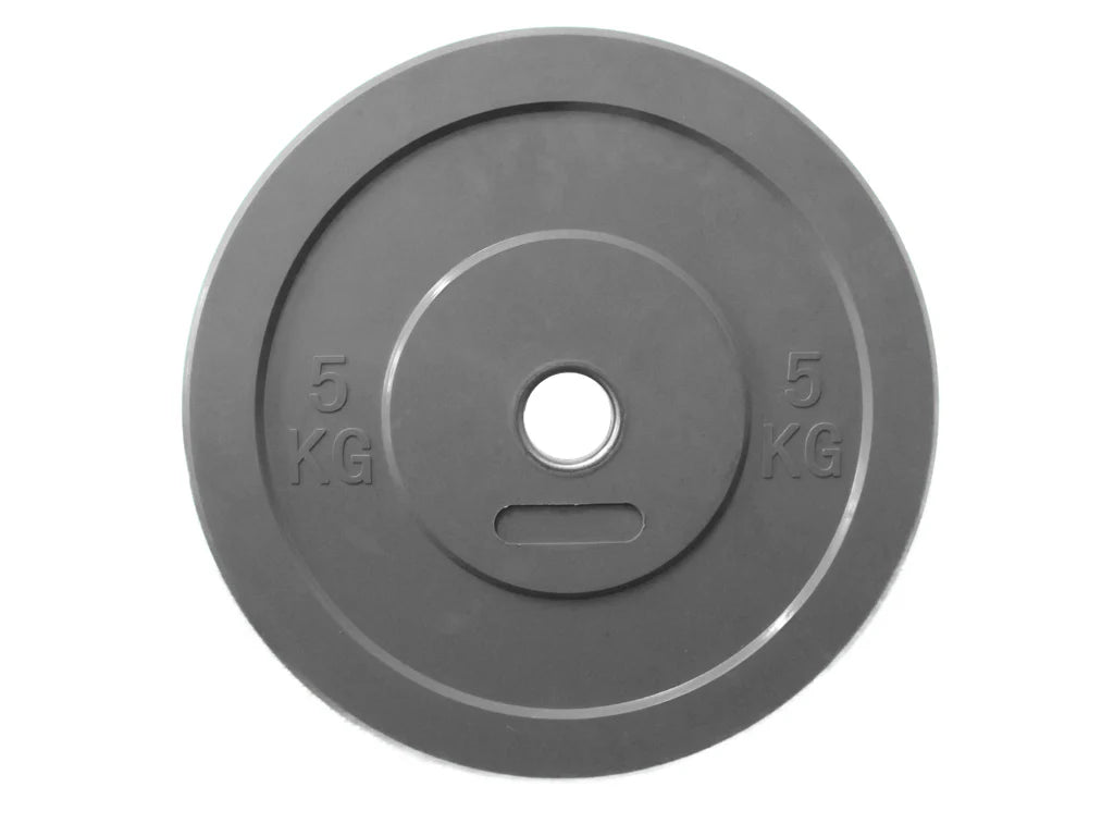 Coloured Olympic Bumper Plates (Pairs) | 5kg–25kg | Steel Insert Hub