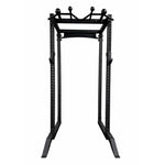 Beast Power Rack with dimensions — 235cm height, 119cm outer width, 103cm inner width, 150cm depth — commercial 75x75x3mm steel power cage