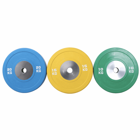 Competition Olympic Bumper Plates – Colour-Coded Weightlifting Plates Australia