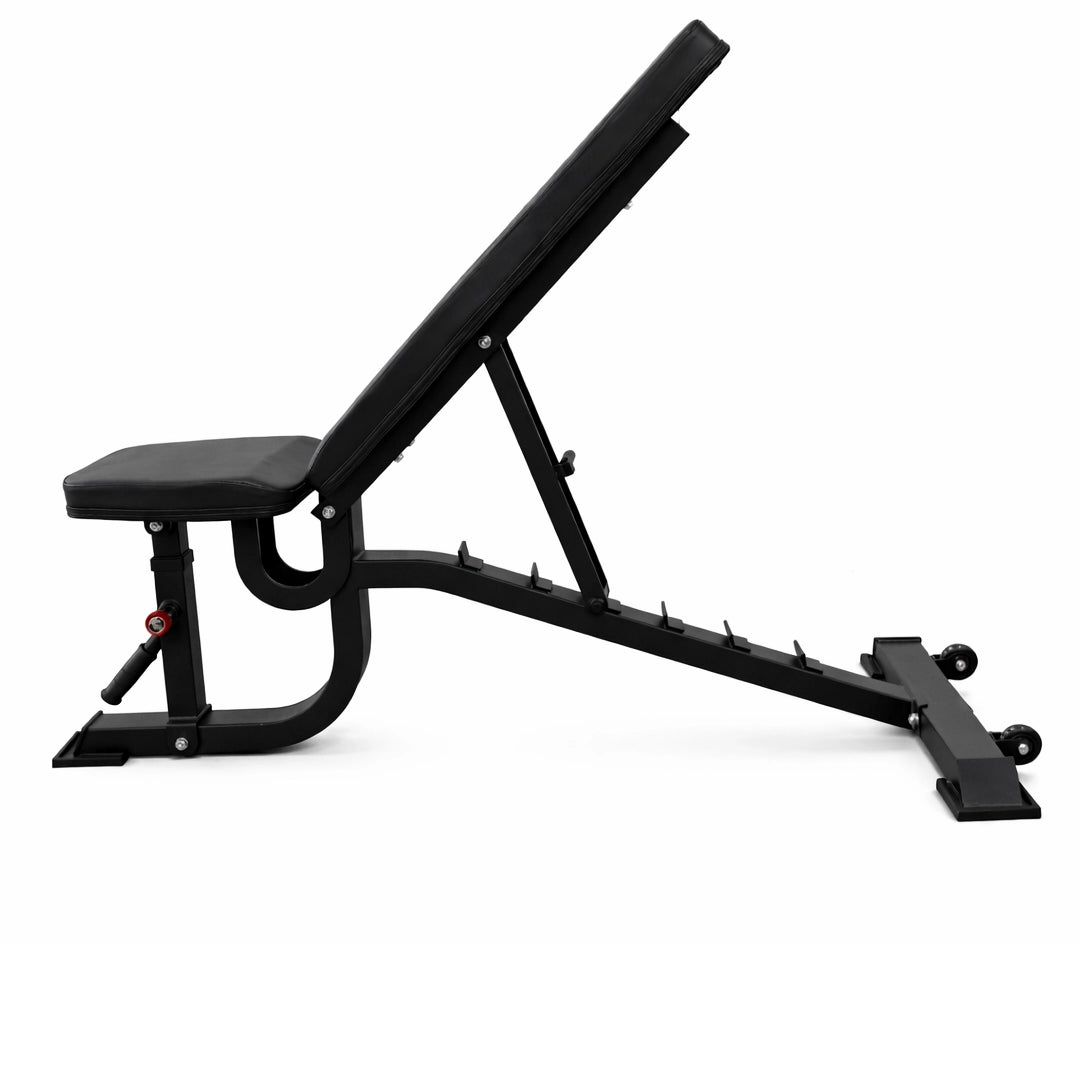 Heavy duty adjustable gym bench with padded seat and backrest incline bench for strength training Sydney Australia