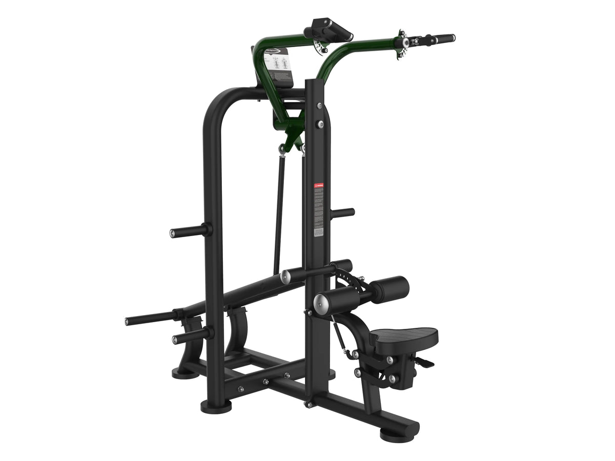 Iron Bark A702 Lat Pull Down — commercial plate-loaded back machine for Australian gyms