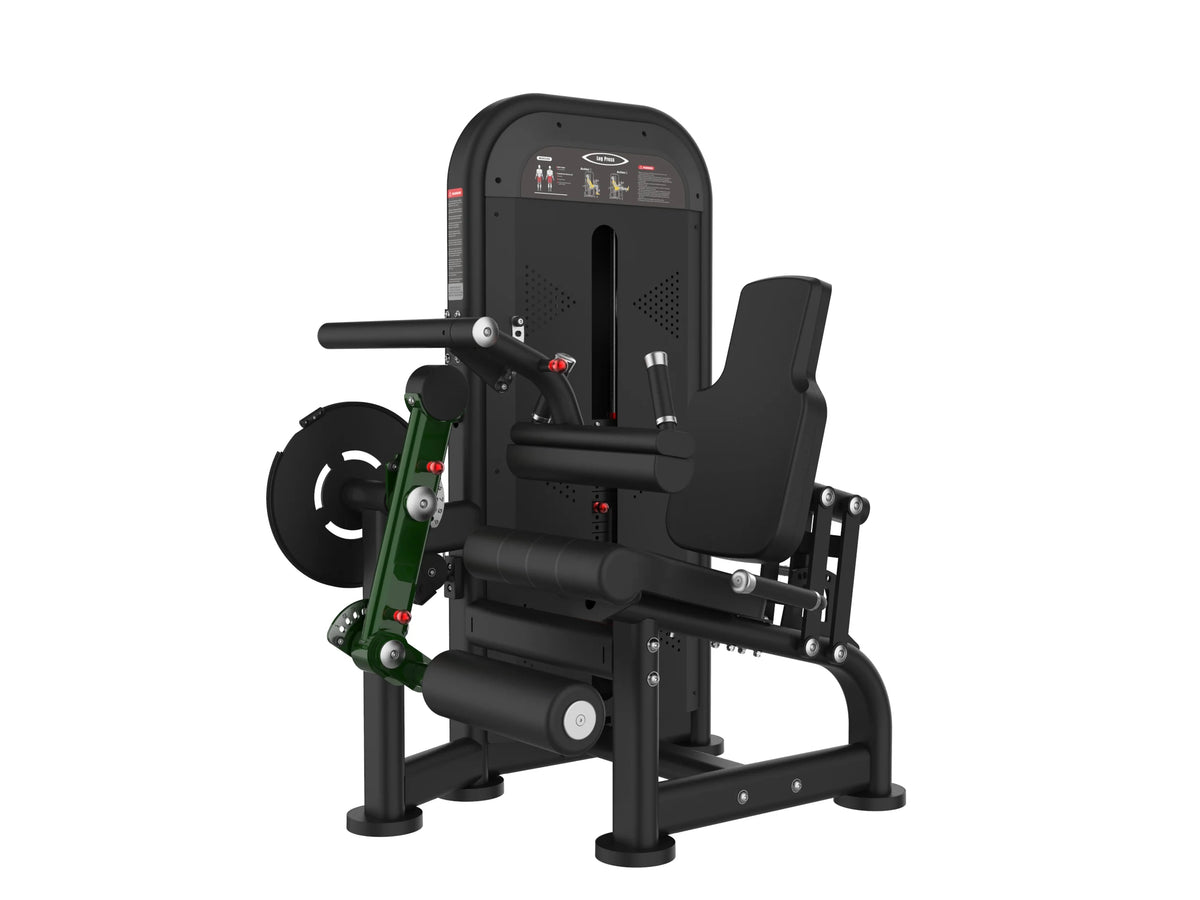 Iron Bark A7102 Stretch & Bend Leg — commercial pin-loaded leg machine for Australian gyms