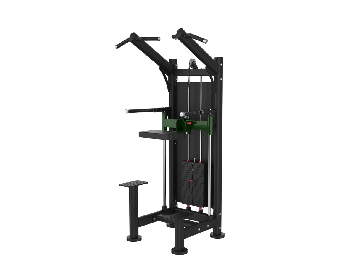 Iron Bark A7111 Pull Up Assistance Exercise — commercial pin-loaded back machine for Australian gyms