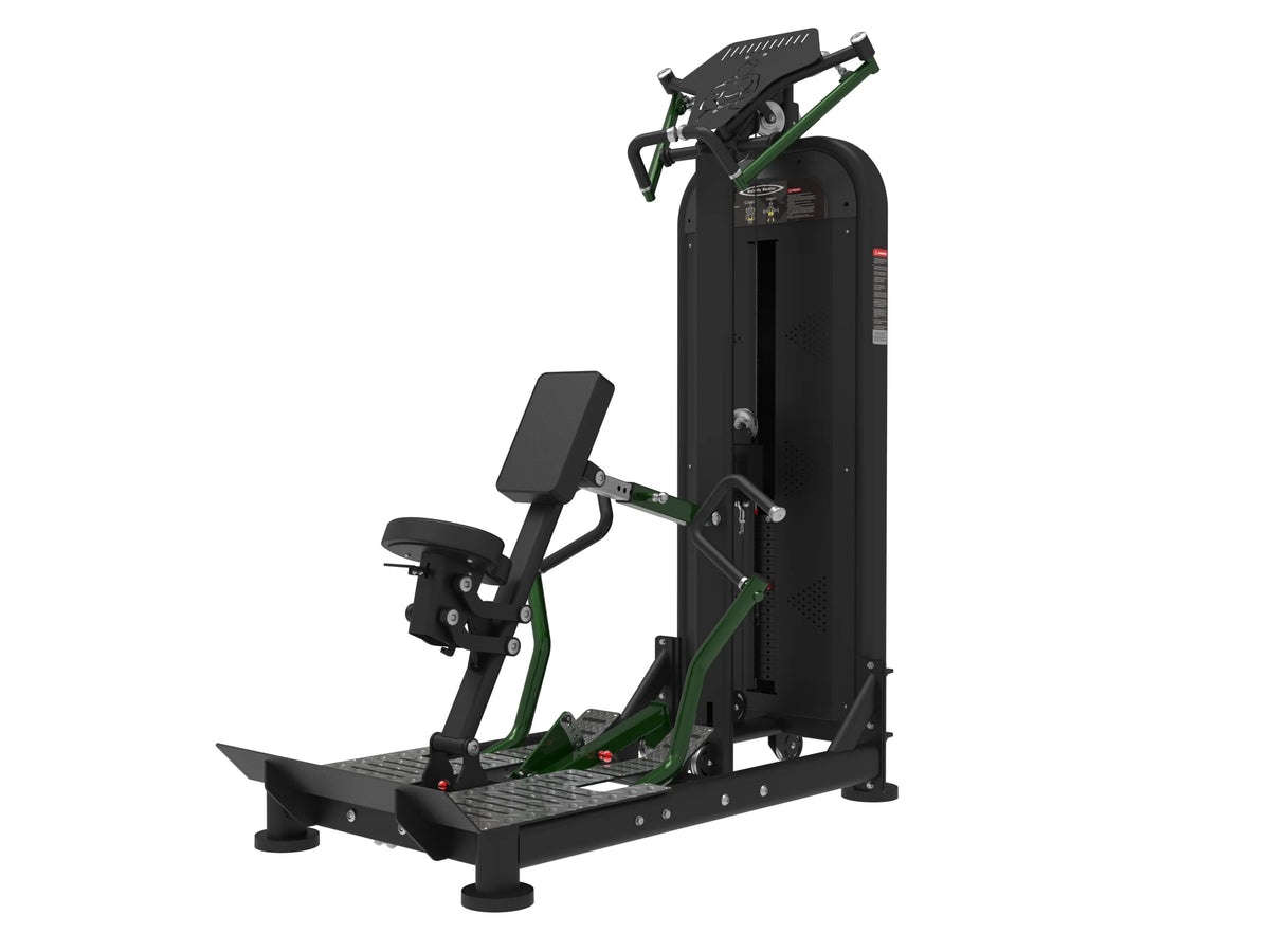 Iron Bark A7115 Dual Row & Lat Pulldown Machine — commercial pin-loaded combo machine for Australian gyms