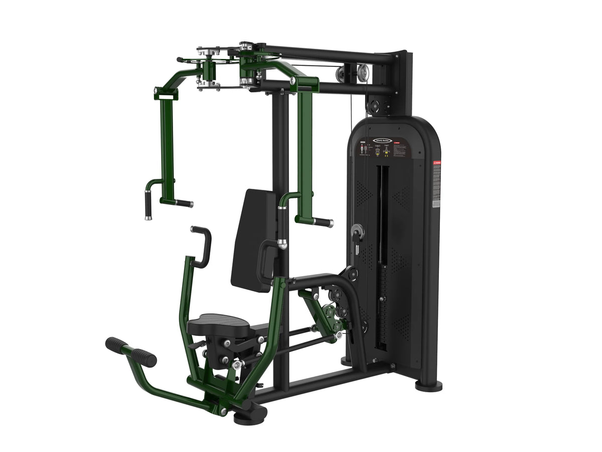 IronBark A7116 Chest Press & Pec Fly Combo Machine — commercial pin-loaded combo machine for Australian gyms