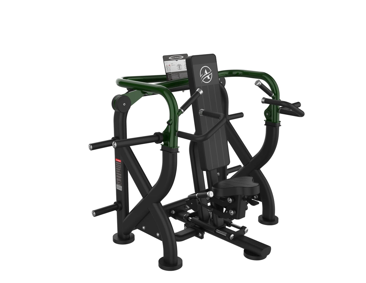 Iron Bark A725 Cross Shoulder Raises — commercial plate-loaded shoulder machine for Australian gyms