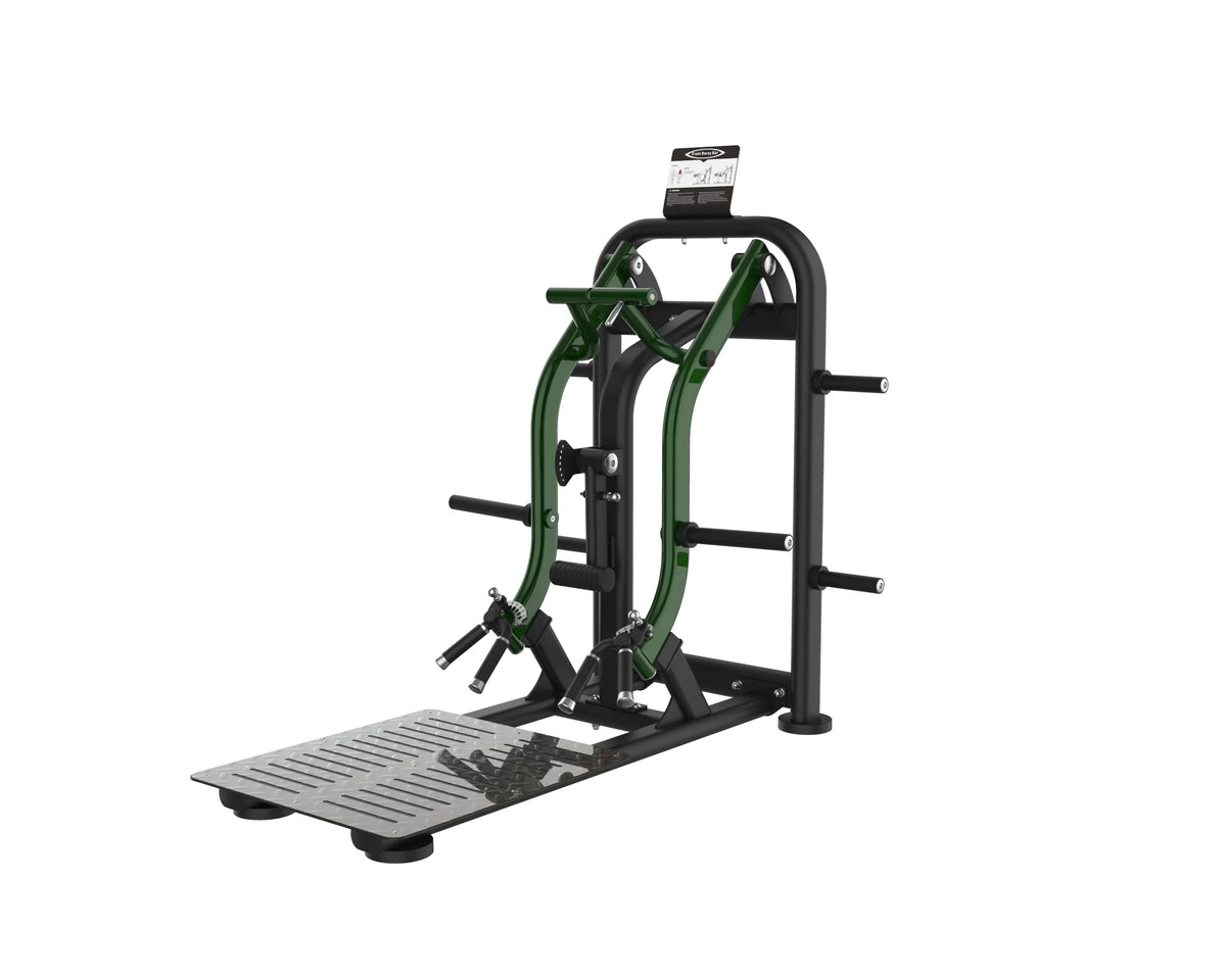 Iron Bark A743 Standing Rowing Pull Back — commercial plate-loaded back machine for Australian gyms