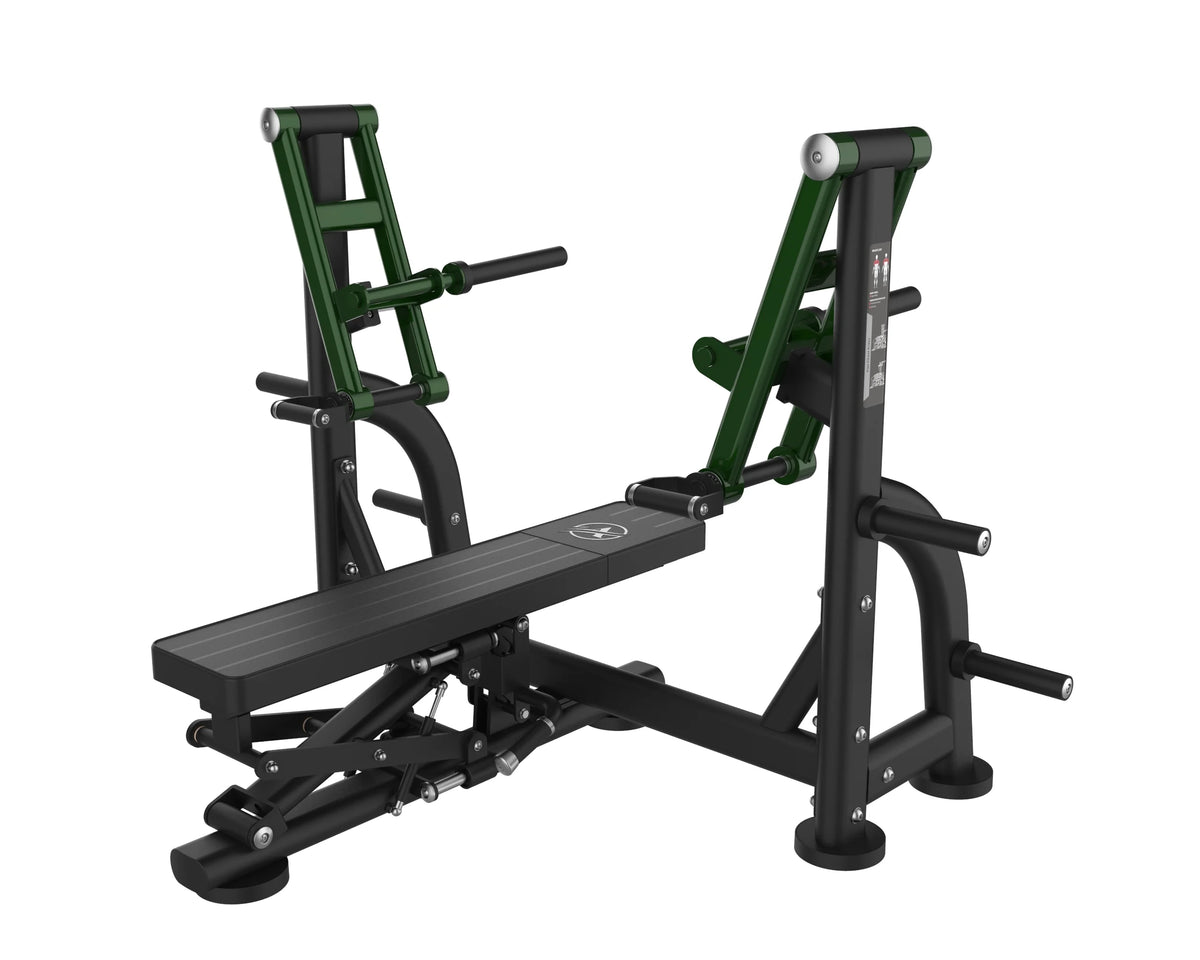 Iron Bark A750 Flat Chest Press Trainer — commercial plate-loaded chest machine for Australian gyms