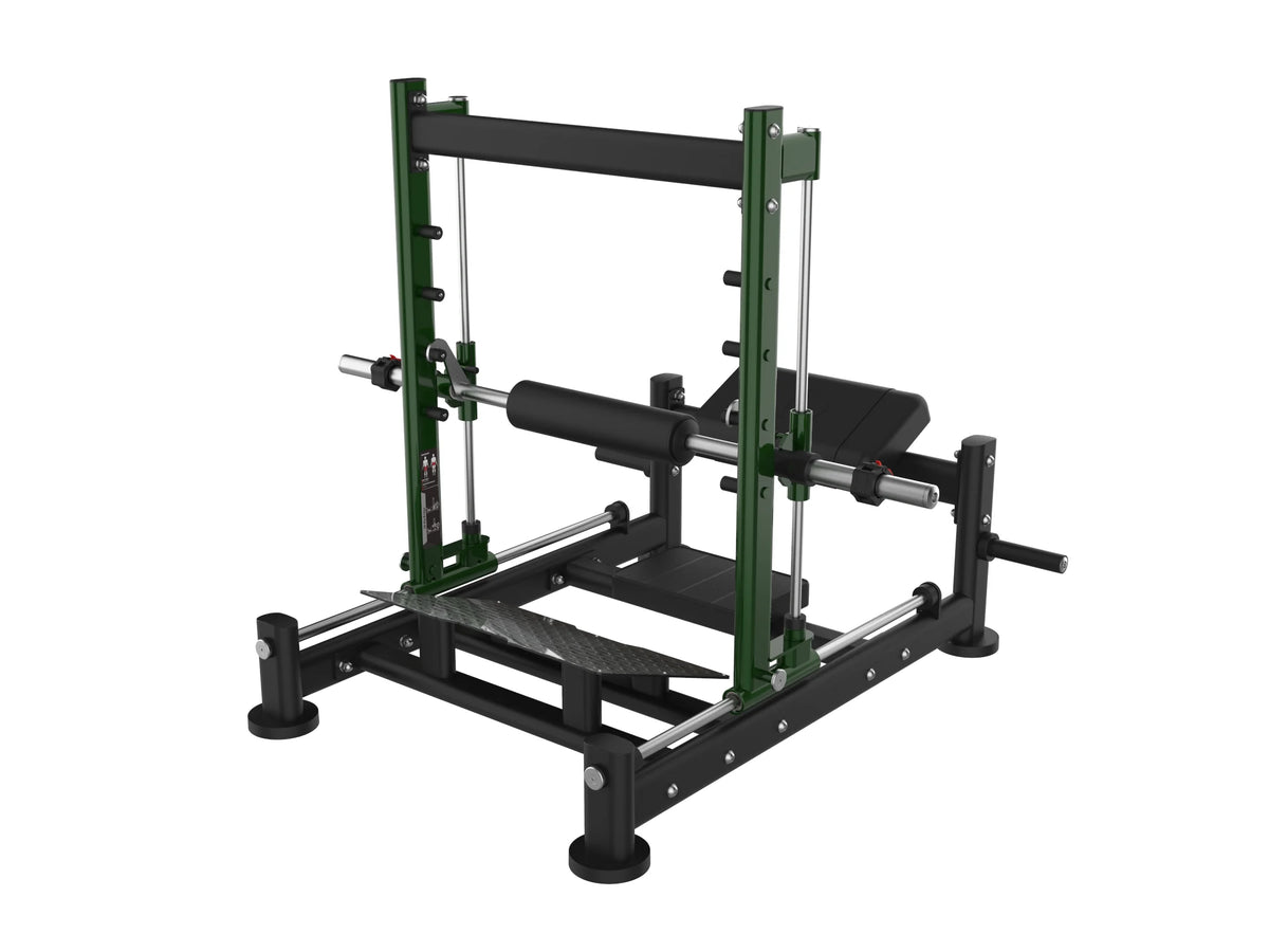 Iron Bark A761 3D Hip Bridge — commercial plate-loaded leg machine for Australian gyms