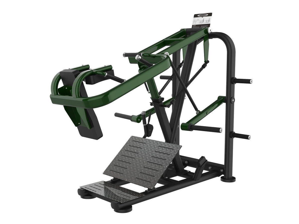 Iron Bark A767 Swing Squat — commercial plate-loaded leg machine for Australian gyms