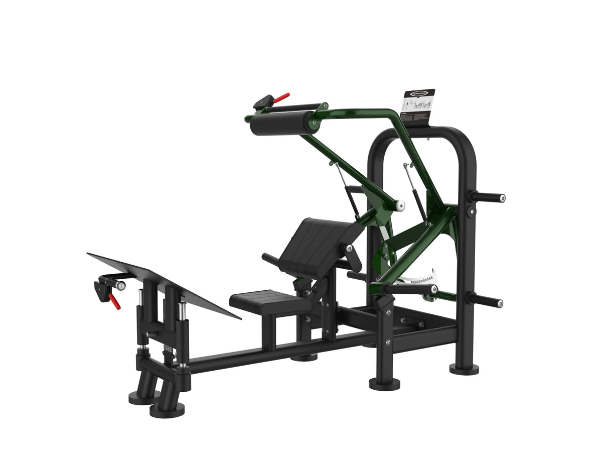Iron Bark A772 Hip Bridge — commercial plate-loaded leg machine for Australian gyms