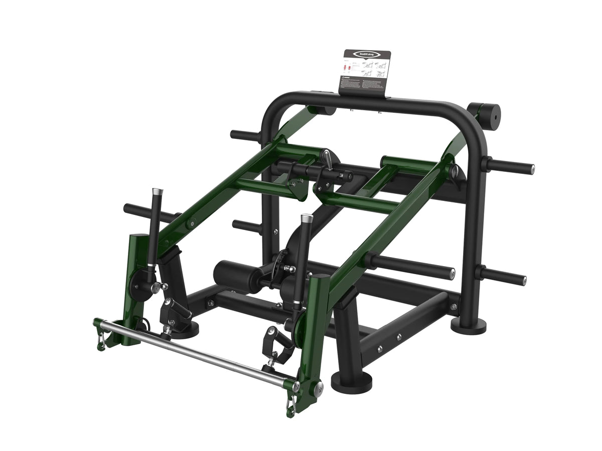 Iron Bark A774 Arrow Deadlift Rack — commercial plate-loaded rack and bench machine for Australian gyms