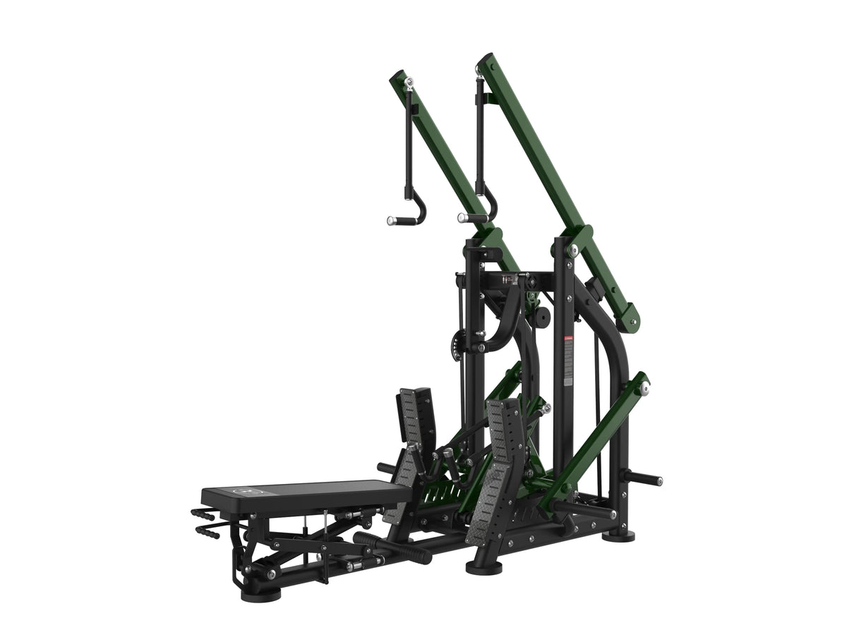 Iron Bark A777 High and Low Pull All-in-One Machine — commercial plate-loaded combo machine for Australian gyms