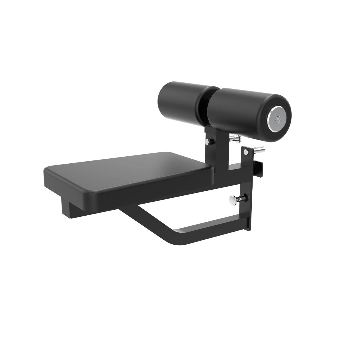 247 Gym Equipment Lat Pull Down Bench Attachment with dual foam leg rollers and black powder-coated steel frame for G6S and XF10 functional trainers.