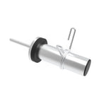 Weight stack extender pin with a 50mm Olympic-sized sleeve and magnetic locking pin, compatible with XG90 and XG75 commercial gym stations for increased loading capacity