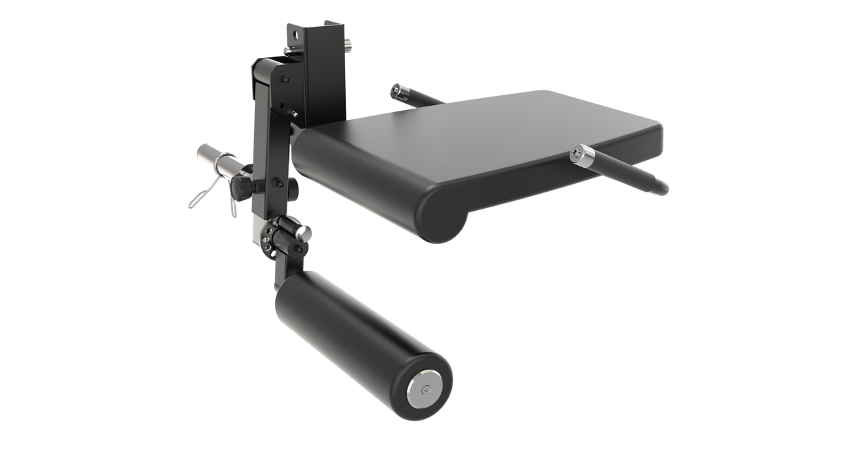 Leg extension and curl attachment for XG75 and XG90 functional trainers, 75x75mm upright mount