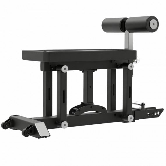 XG90 and XG75 premium bench attachment with leg rollers, wheels and quick-attachment system for cable rows, lat pulldowns and functional trainer exercises