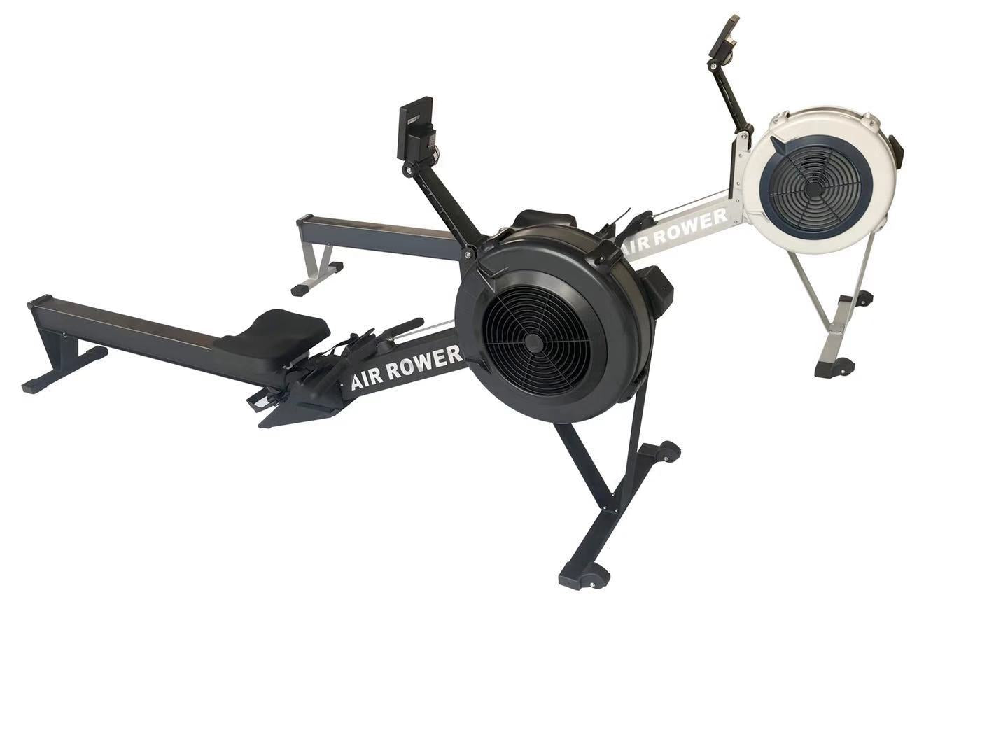 Commercial air rowing machine with fan flywheel and performance monitor — 24/7 Gym Equipment Australia