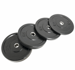 All Black Olympic Bumper Plate - Single plate - 24/7 Gym Equipment