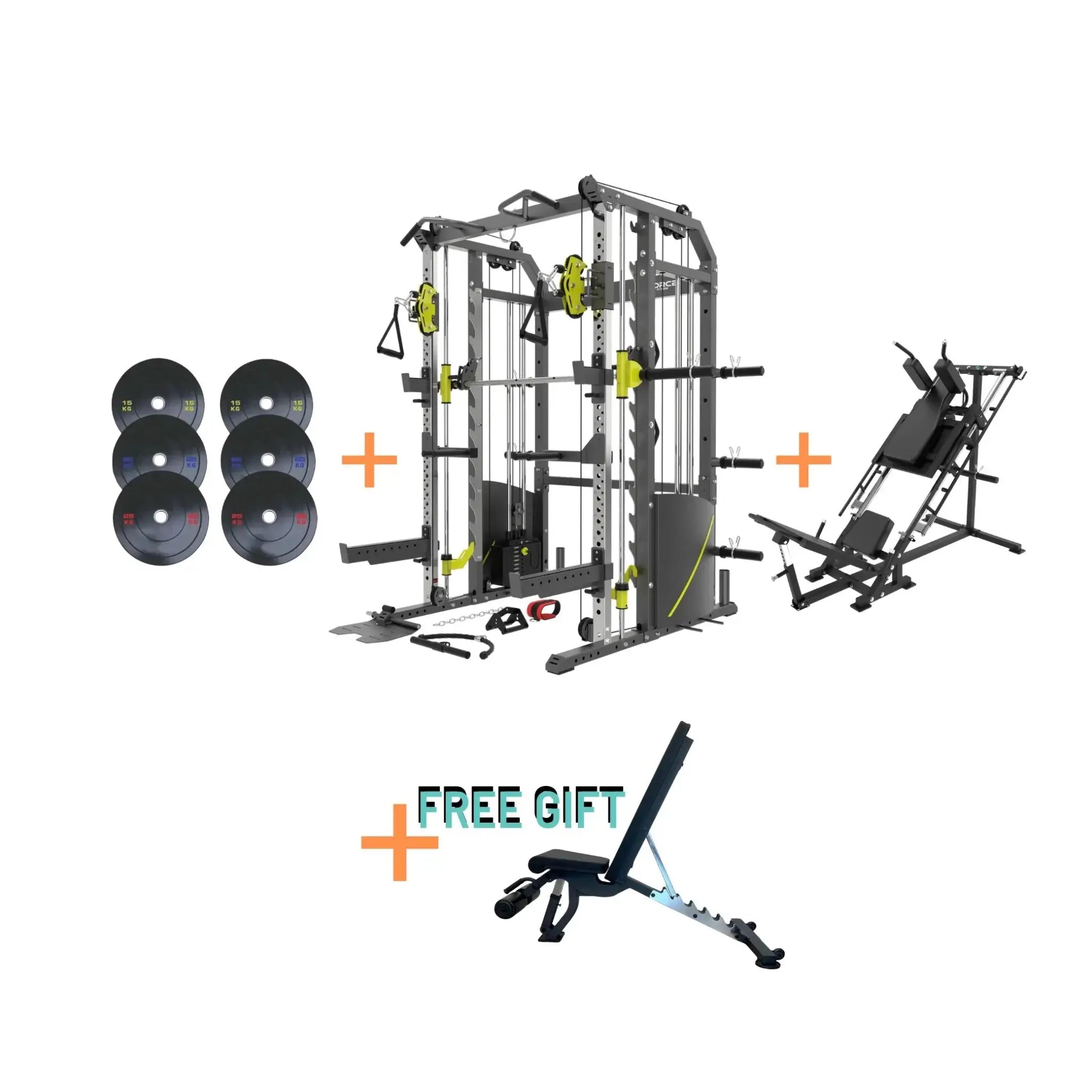 All-in-One Home Gym Package – Smith Machine & Leg Press Combo AU – 24/7 ...