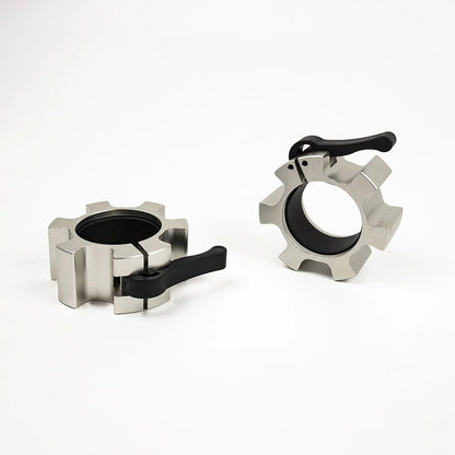 Aluminium Barbell Lock Jaw Collars Pairs - 24/7 Gym Equipment