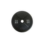 Black Cast Iron Olympic Weight Plates - 24/7 Gym Equipment