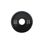 Black Cast Iron Olympic Weight Plates - 24/7 Gym Equipment