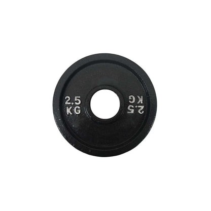 Black Cast Iron Olympic Weight Plates - 24/7 Gym Equipment