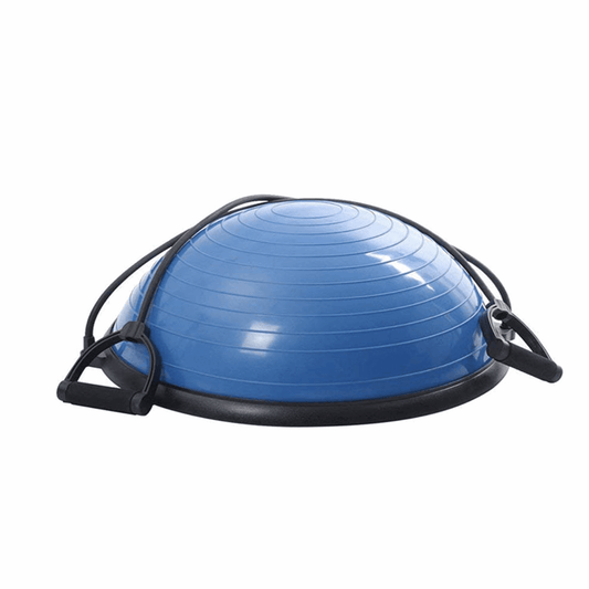 Bosu Ball with Detachable Resistance Bands - 24/7 Gym Equipment