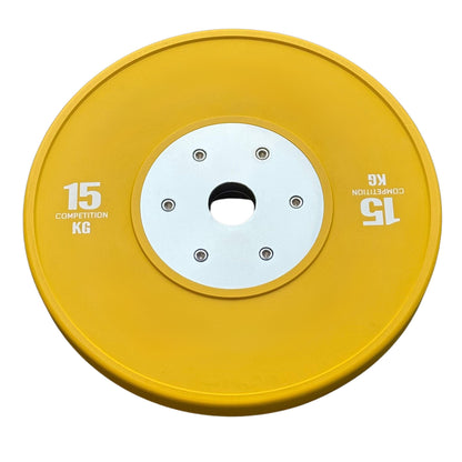 Calibrated Competition Olympic Bumper Plate – Premium Colour IWF Standard - 24/7 Gym Equipment